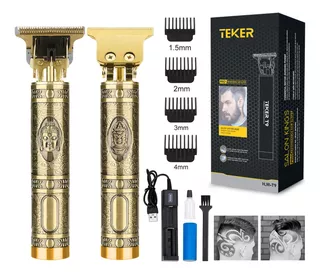 Maquina Para Cortar Cabello Hombres Profesional Retro Teker