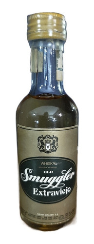 Botellita Miniatura Whisky Old Smuggler Extraviejo 1970   