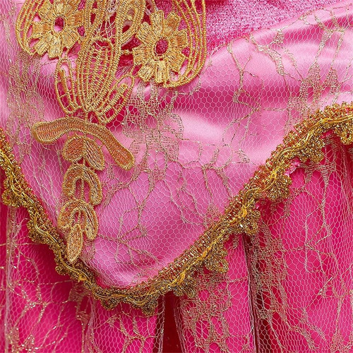 Vestido De Princesa Aurora De La Bella Durmiente For Niñas,