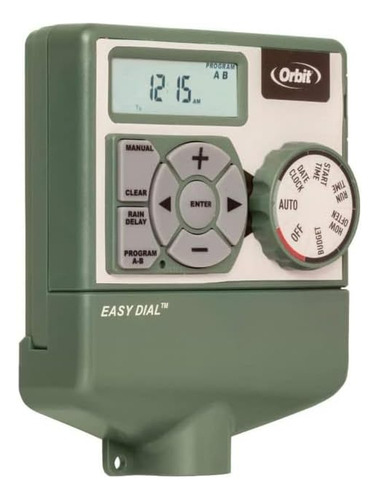 Temporizador De Riego De 6 Zonas Orbit Para Rociadores Subte Color Verde Musgo