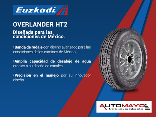 1 Llanta 235/75r15 (109t) Euzkadi Overlander Ht 2