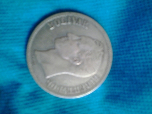 Moneda De Los Estados Unidos De Venezuela De 1935 En Plata