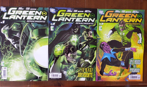 Green Lantern Renacimiento Serie Completa 3 Numero Dc Comics (Usado)