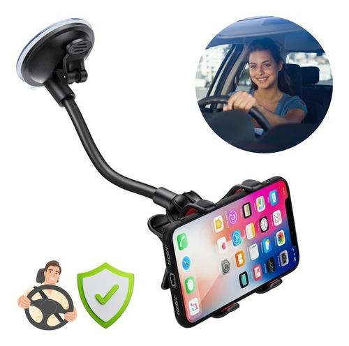 Vittak Suporte Celular Carro Veicular Painel Para Brisa Anti Queda