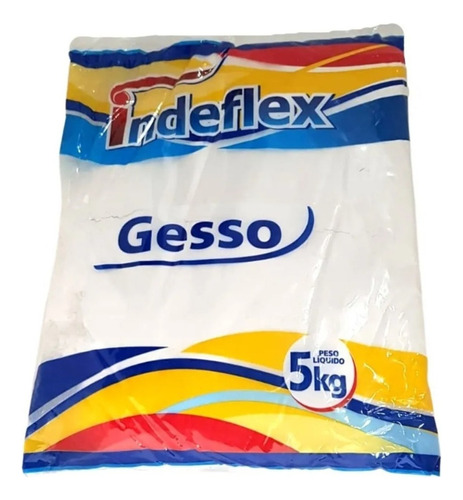 Gesso Em Pó Branco Secagem Rápida 5 Kg