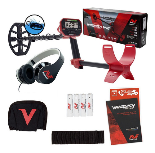 Detector Metal Ouro Prata Minelab Vanquish 440 Prova Água
