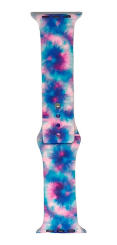 Imagen 2 de 2 de Correas Estampadas Apple Watch Reloj Smartwatch Moda Tie Dye