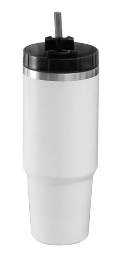 Termo Estilo Yeti De Acero Inoxidable (304) Con Popote 890ml