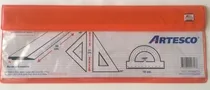 Comprar Juego Geometria Escuadras Plastico Artesco, 4 Piezas