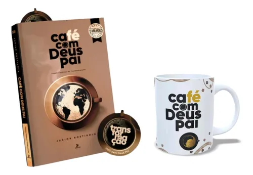 Kit Café Com Deus Pai 2025 Porções Diárias De Transformação E Caneca De ...