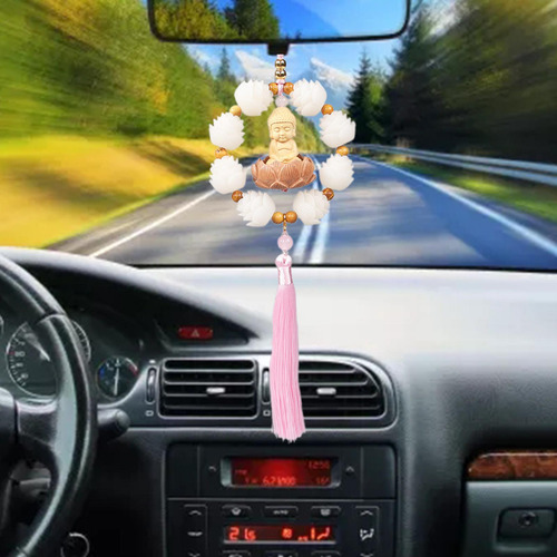 Generic Buddha - Colgante Para Espejo Retrovisor De Coche,