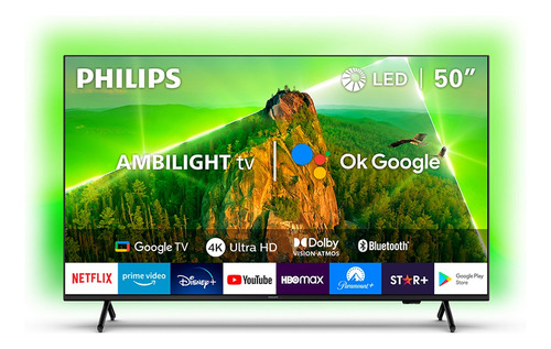 Led Philips 50 Uhd 4k 50pud7908 Ambilight Tv