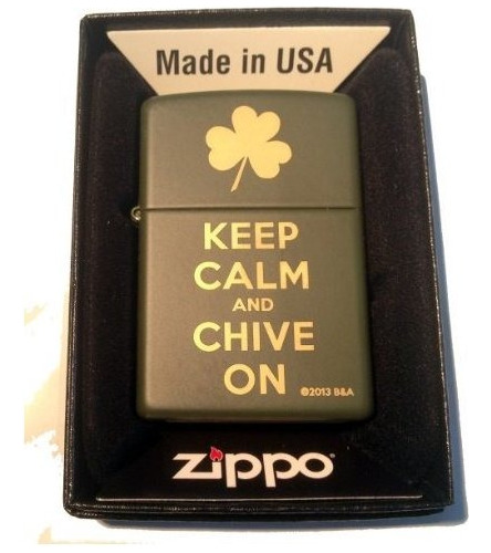 Encendedor Personalizado Zippo: ¡mantén La Calma Y El Ceboll