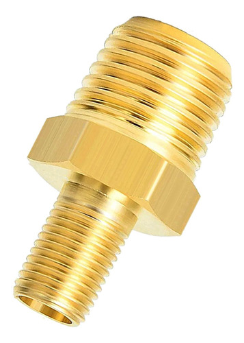 Adaptador De Inflador De Aire De Laton De 1/4 Npt (m) A Valv