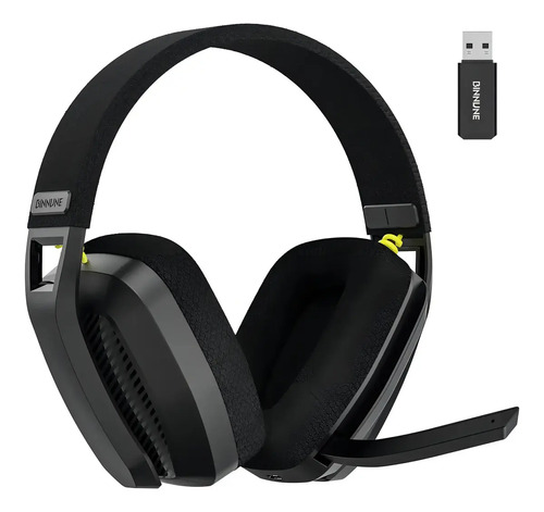 Fone Headset Gamer Binnune Bw06 2.4ghz Bluetooth Sem Fio Cor Preto
