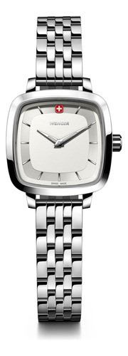 Reloj Vintage Classic Acero Dial Blanco Wenger