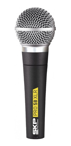 Imagen 1 de 3 de Microfono Skp Pro58 Dinamico Cable 5 Metros Voz Mano Karaoke