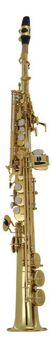 Saxofón Soprano Acabado Laton Laqueado Wesner Pss2000-l