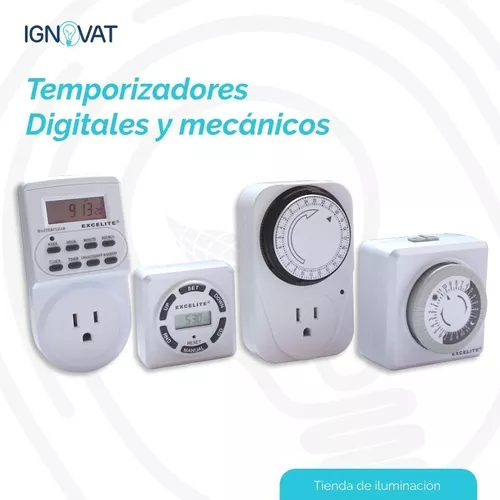 PROGRAMADOR TEMPORIZADOR ELÉCTRICO MECÁNICO 24H