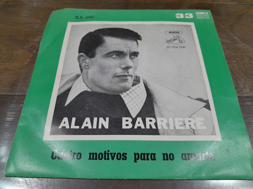 Simple - Alain Barriere -cuatro Motivos Para No Amarte- 1964