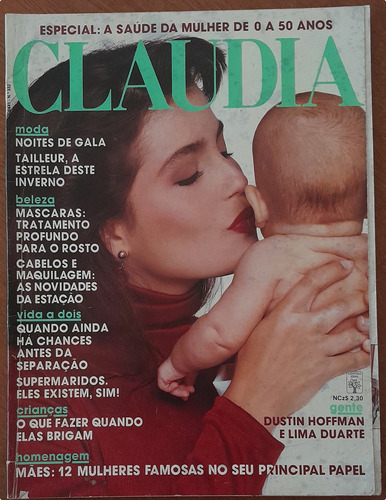 Revista Claudia Nº 332 Maio/89 Lima Duarte Clarice Lispector