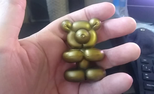 Kidrobot Gold Bear Balloon Figure 6 Cms