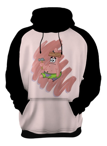Blusa Moletom Patrick Estrela Lesado Bob Esponja