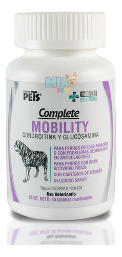 Condroitina Glucosamina Perros Complete Mobility 60tab