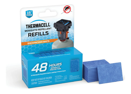 Thermacell Backpacker - Solo Tapetes Repelentes De Mosquitos