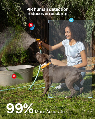 Cámara Solar Inalámbrica Ip66 Con Visión Nocturna Y Detecció