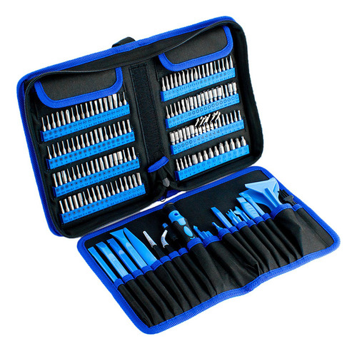 Mxg-gj Juego De Destornilladores De Precisión 180 Azul Negro