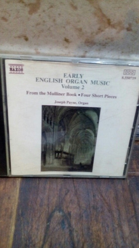 Cd Early English Organ Música Gol 2. Joseph Payne