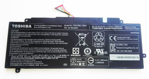 Bateria Toshiba Pa5189u P55w-b5380sm P55w-b5318d  P55w-b5318