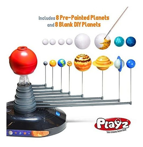 Imagen 7 de 9 de Pèndulo De Newton Kit De Modelo De Sistema Solar Playz Prem