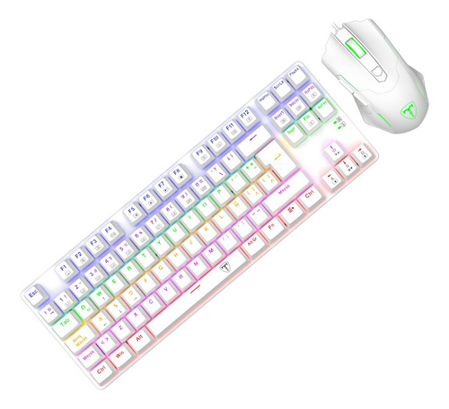 Combo T-dagger Advance Force White T-tgs005 Teclado + Mouse