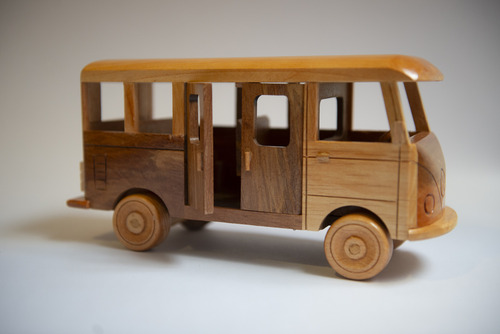 Combi Vw De Madera