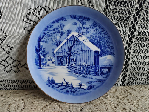 Muy Bonito Y Fino Plato Antiguo Porcelana Japonesa Impecable