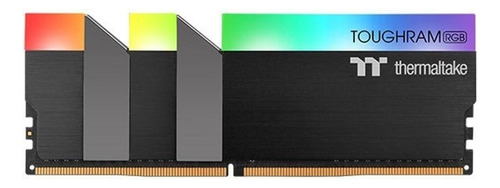 Memoria RAM Toughram RGB gamer color negro 16GB 2 Thermaltake R009D408GX2-3200C16A