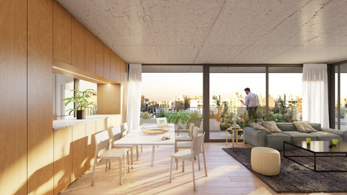 Venta Apartamento Monoambiente Con Terraza En Punta Carretas