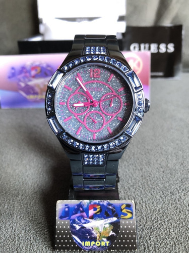 Relógio Guess W0776l4 Prata Original Completo Com Caixa