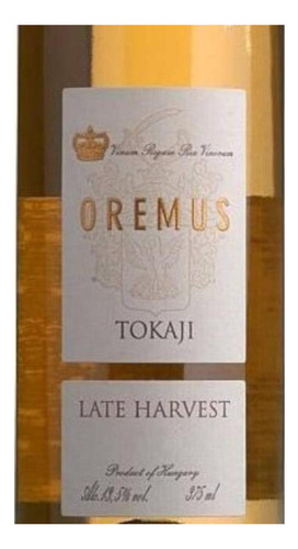 Pack De 4 Vino De Postre Tokaji Late Harvest Oremus 500 Ml