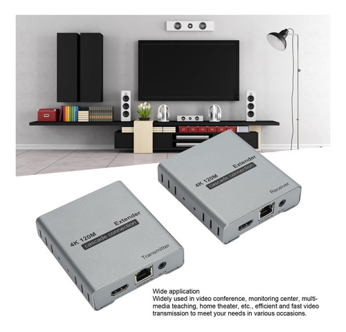 4k Hdmi Sobre Ethernet Cat5e Cat6 Extensor, Extensor Rj45 M