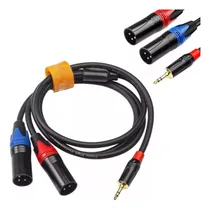 Comprar Cable De Audio Trs Mini Plug 3.5mm A Dual Xlr Macho 3 Metros