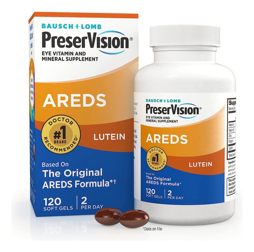 Preservision Areds Lutein Eye Vitamin 120 Softgels Sabor Sin Sabor