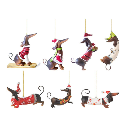 Colgante De Perro De Perro De Navidad Colgante De Animal De