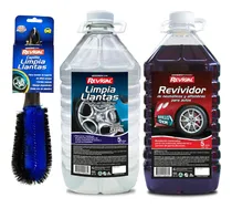 Comprar Revividor De Negro  Limpia Llantas Y Cepillo Revigal