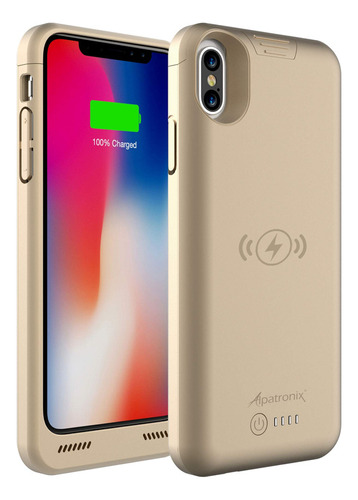 Alpatronix Funda De Batería Para iPhone XS/x, 4200 Mah, Fund