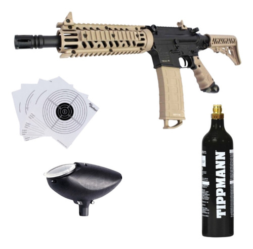 Kit Gotcha Marcadora Tippmann Tmc Magfed Magazine Xchws P