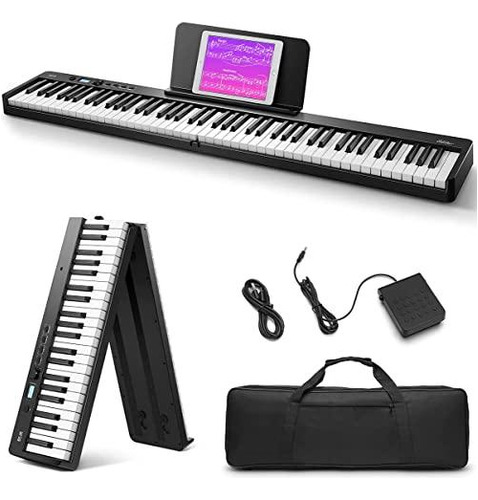 Piano Digital Eastar Ep-10 Plegable De 88 Teclas Bluetooth