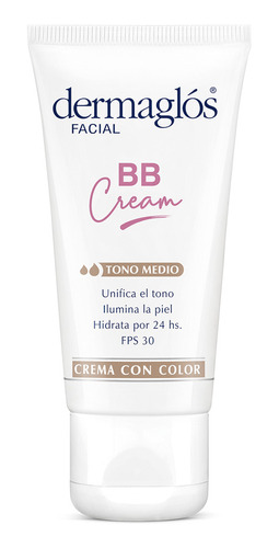 Dermaglos Facial Crema Bb Cream Tono Medio Fps 30 50g